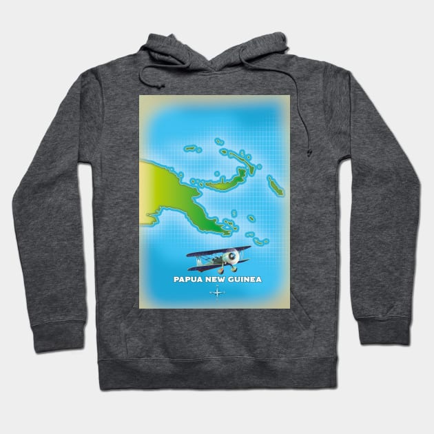 papua new guinea map Hoodie by nickemporium1